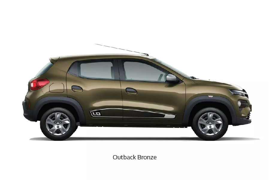Renault Kwid Bronze Exterior Side Shot
