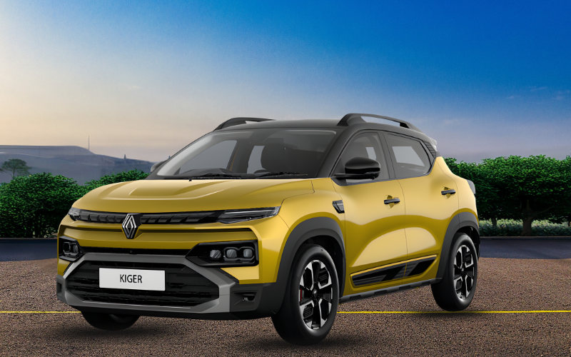 Renault Kwid White Exterior Front Shot